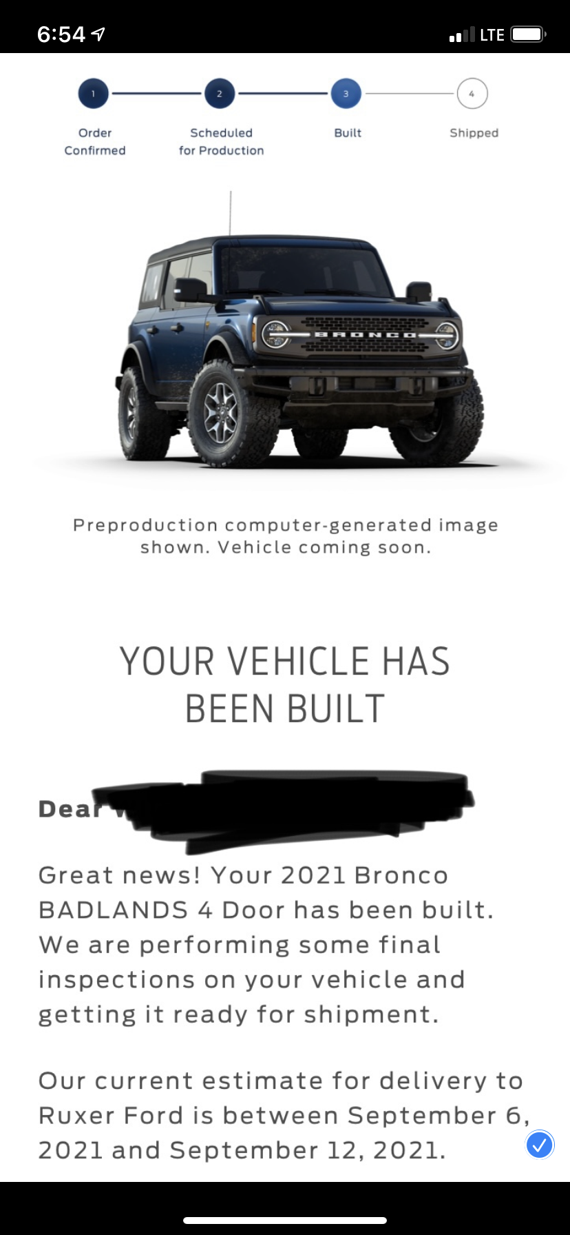 Ford Bronco 🛠 8/30 Build Week Group 1630670892317