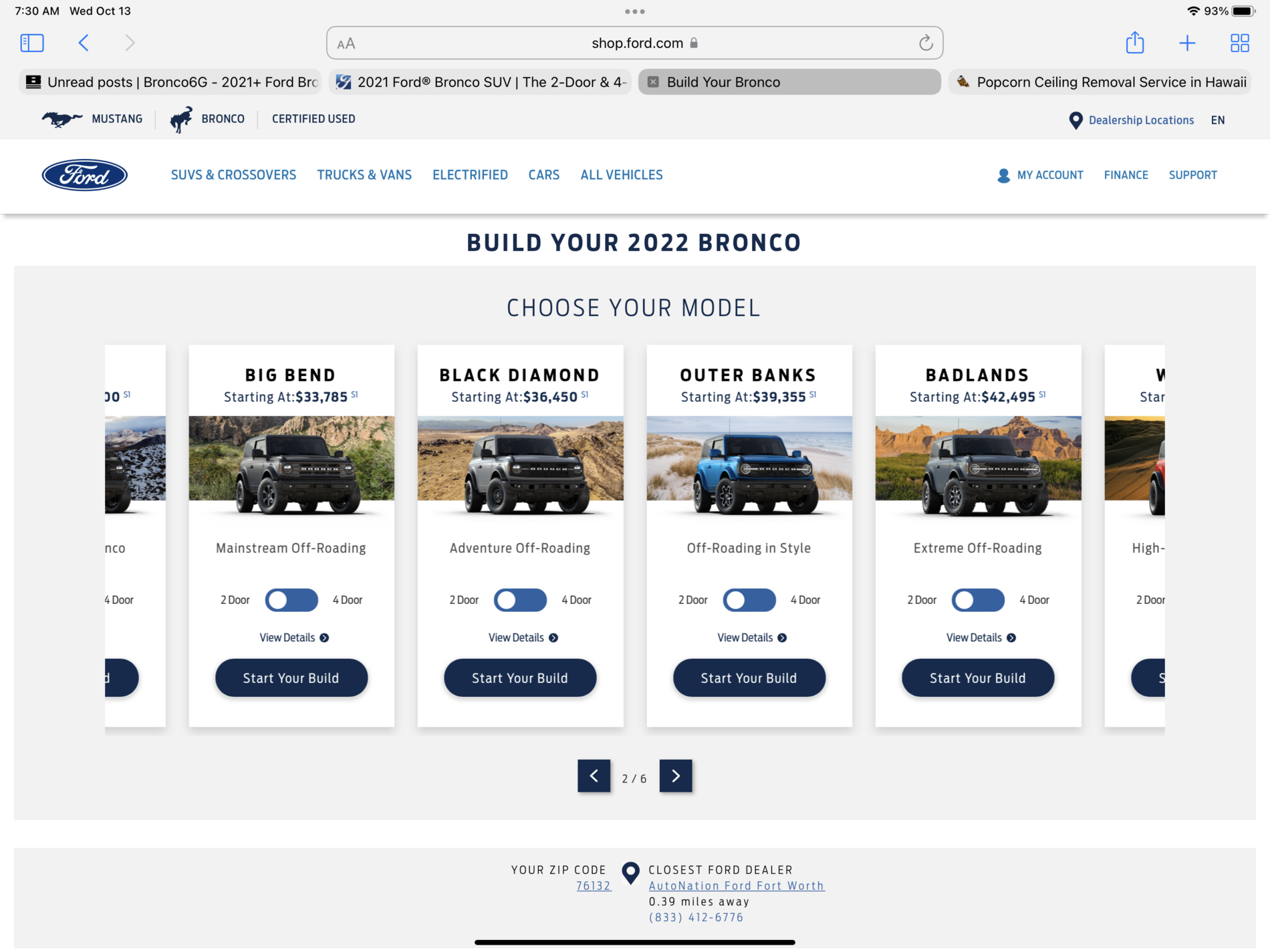 Ford Bronco 👨🏻‍💻 2022 Build & Price Is Up! Web capture_13-10-2021_10739_shop.ford.com