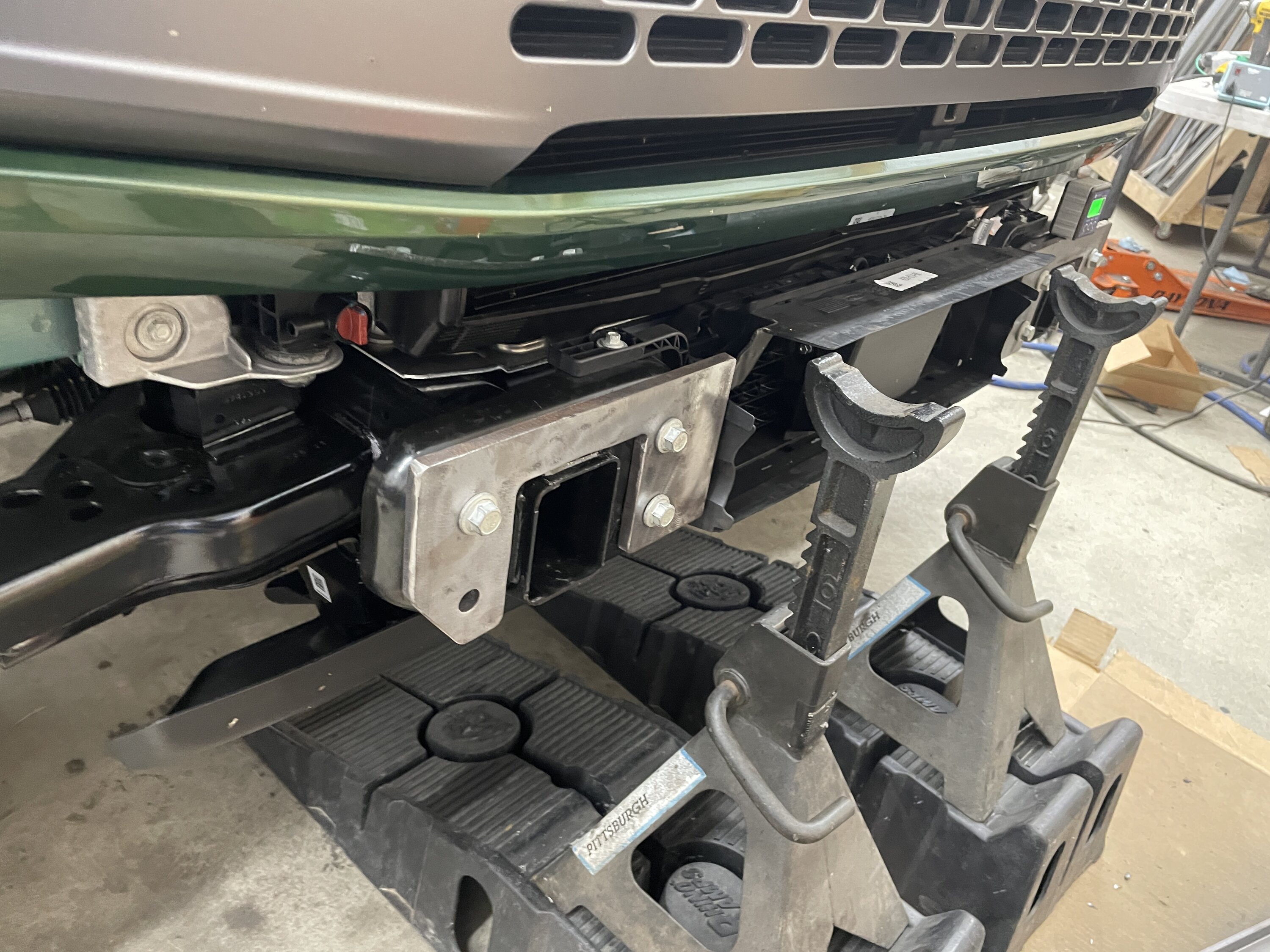 Ford Bronco My solution for a winch bumper B9DB9304-BC09-470A-BF92-97D9CE02491F