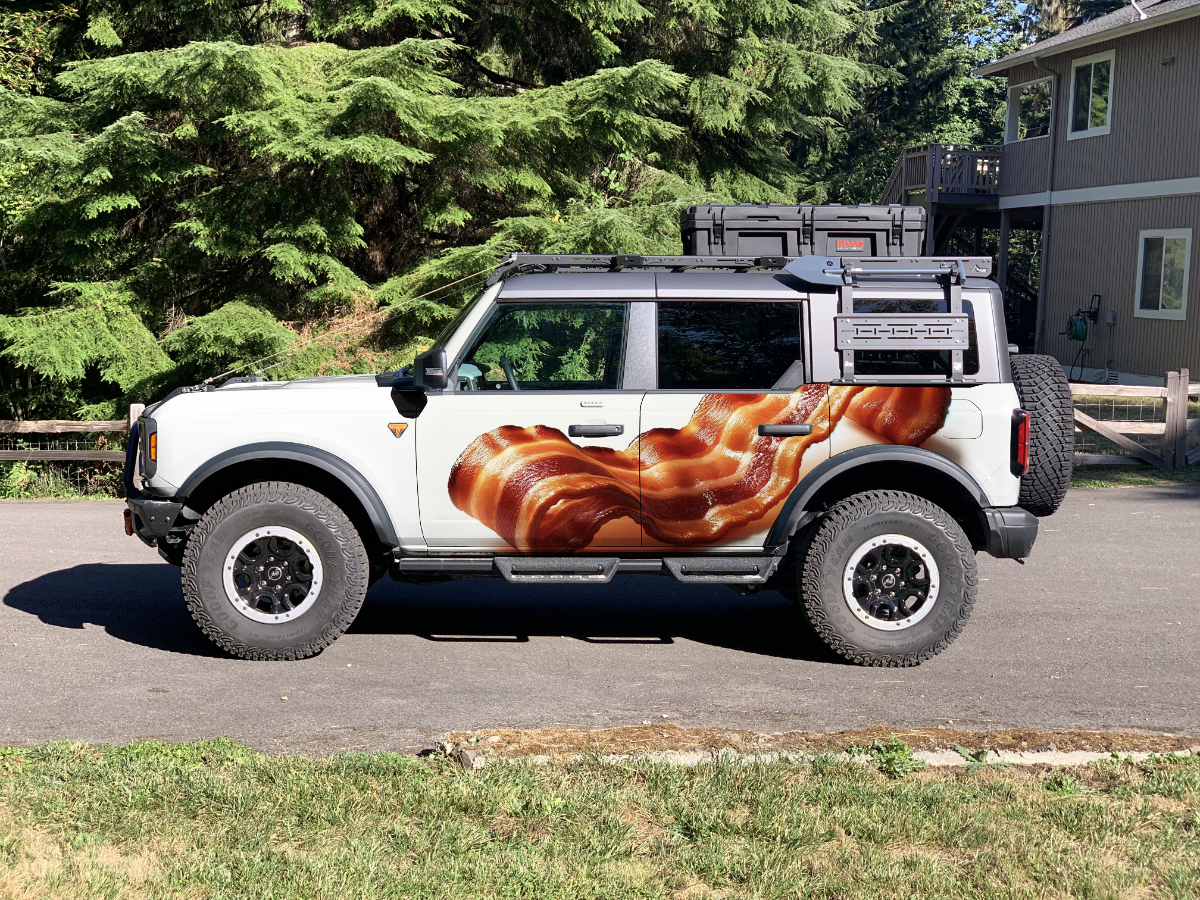 Ford Bronco Which Graphics Do You Like Better? bacon