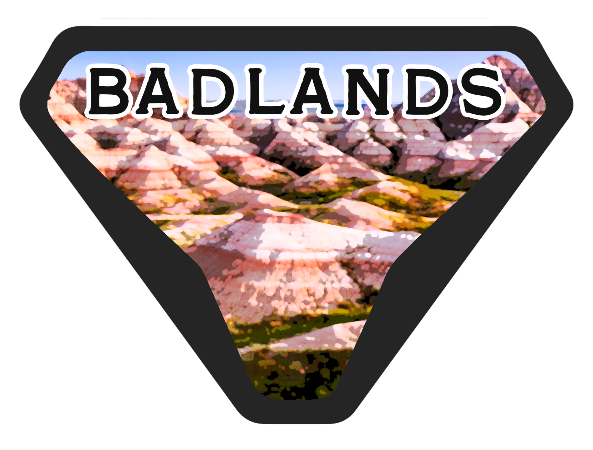 Ford Bronco B6G members-made custom Bronco logos, badges, stickers thread - submit your work here Badge_Badlands