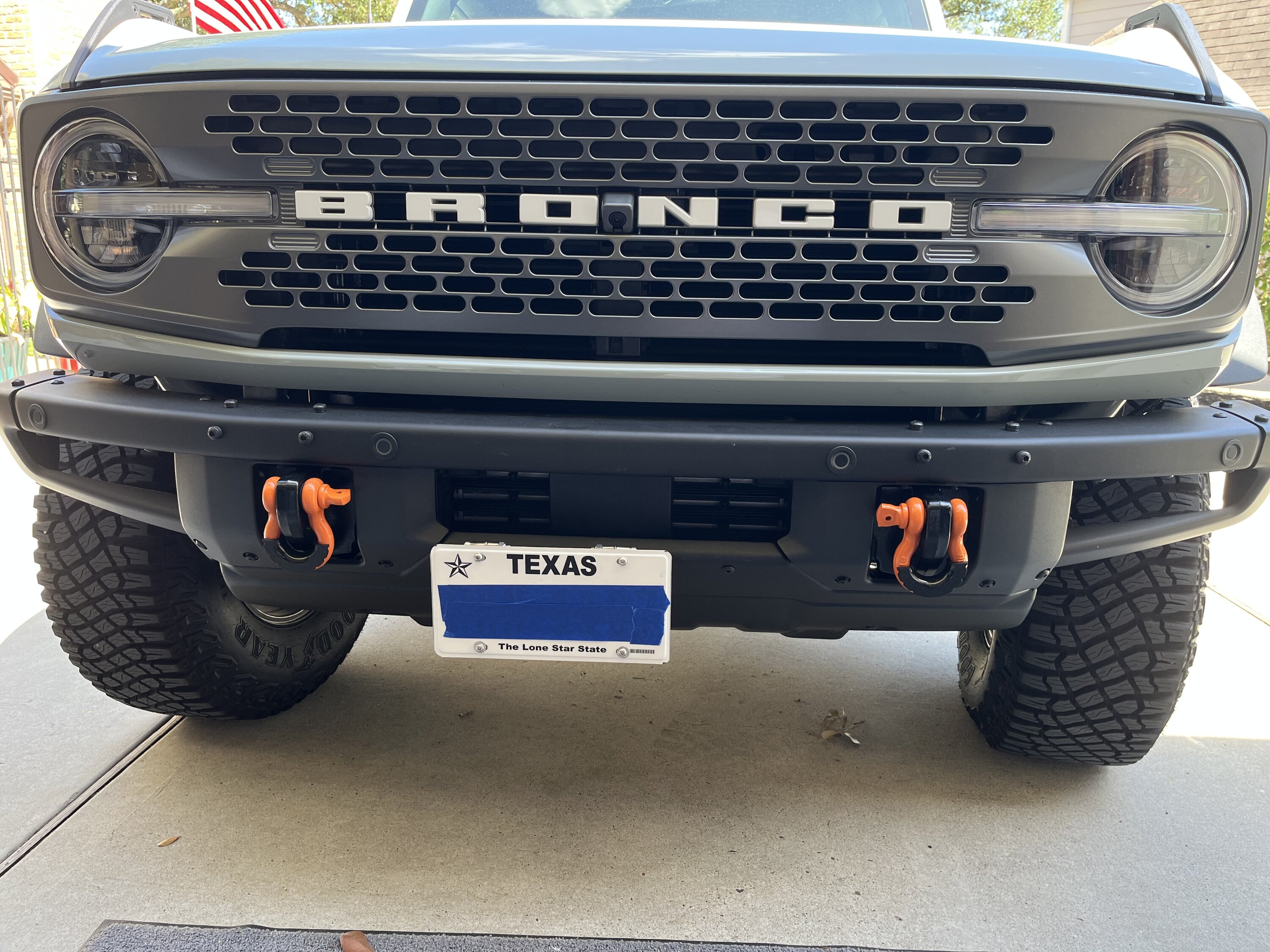 Ford Bronco Mod Bumper License Plate Mount DIY BB32053C-6FA5-4591-BEB7-233ACF5F8FD7