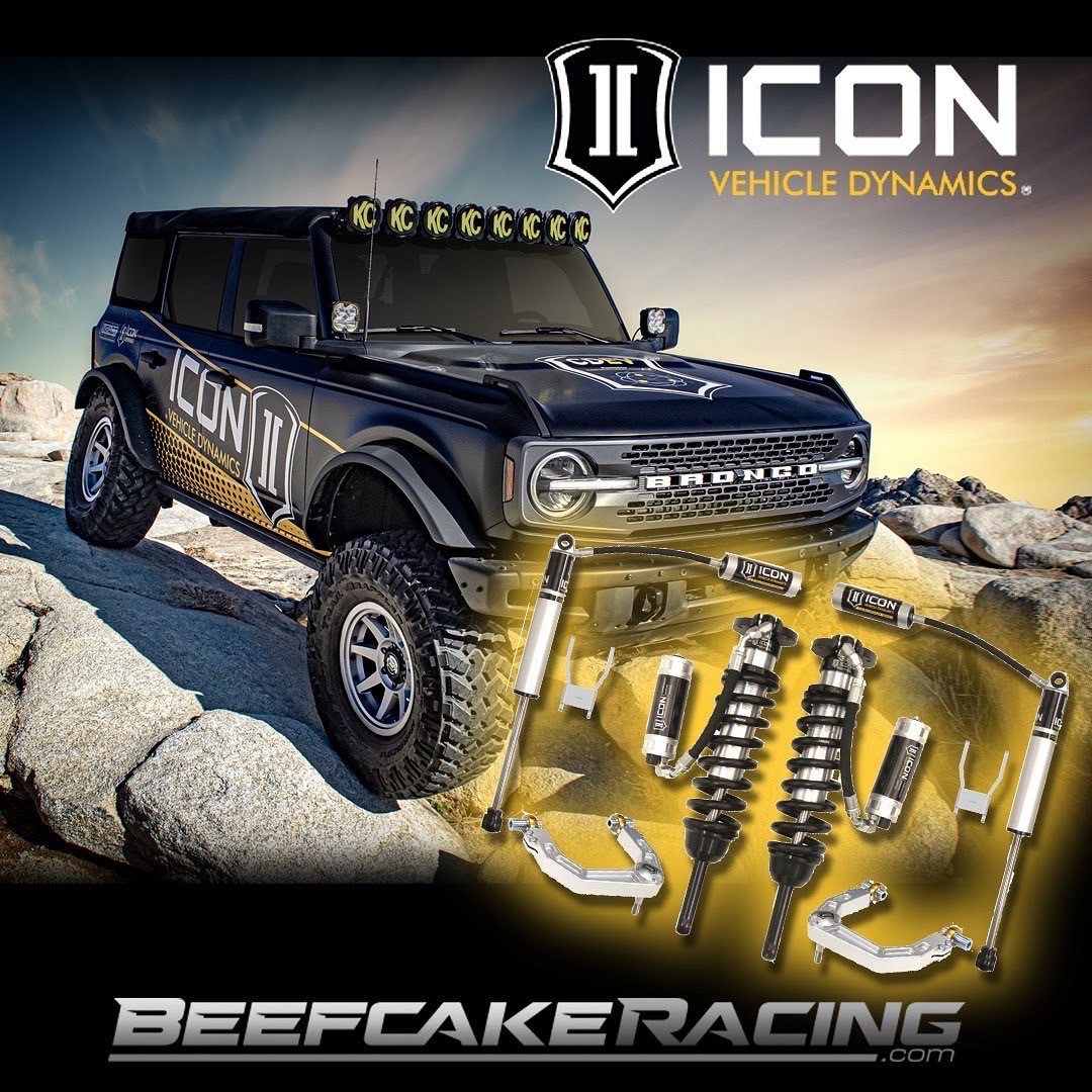 Ford Bronco Welcome Icon Vehicle Dynamics to the Beefcake Racing family! bcricon