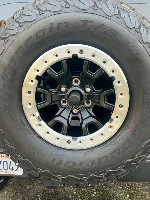 Ford Bronco Bronco Raptor Forged Beadlock Rings - installed and disappointed in fit beadlock soft install