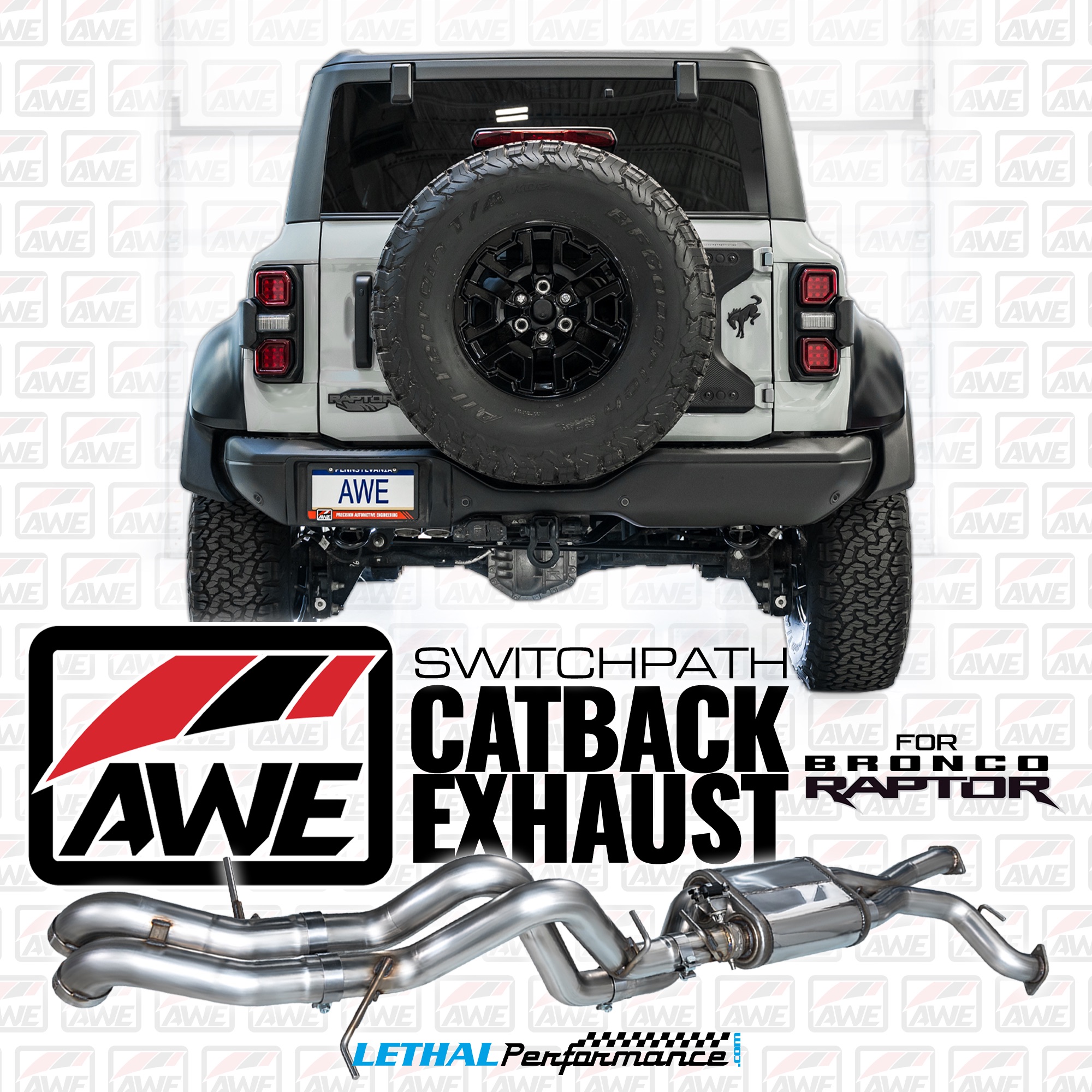 Ford Bronco AWE Switchback Catback Exhaust for Bronco Raptor! braptor awe (1)