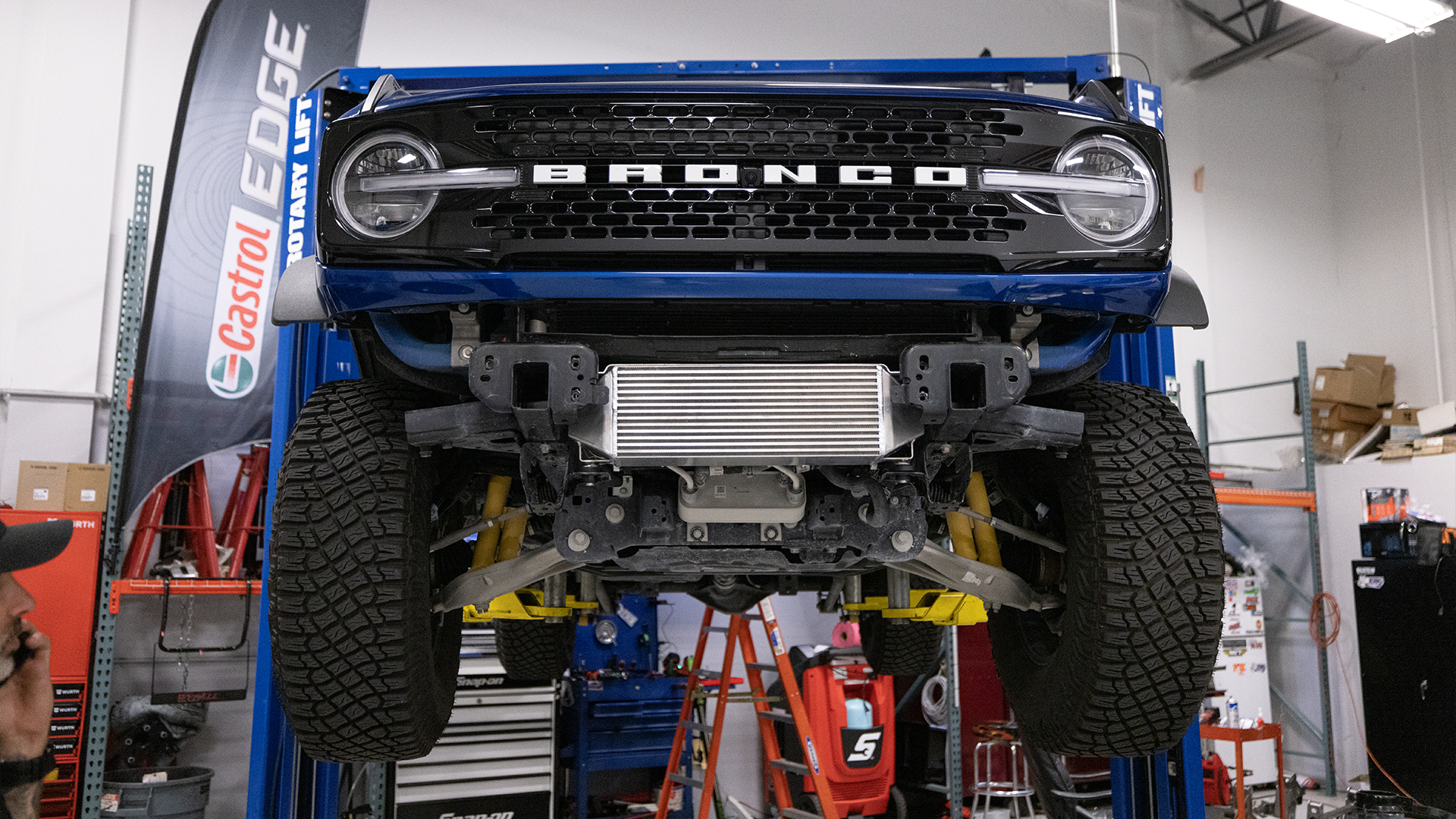 Ford Bronco Whipple Superchargers' Intercooler for the Bronco! Available now, here at Lethal Performance! bronc 1