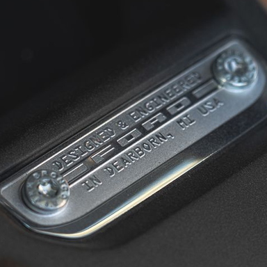 Ford Bronco AR | BADLANDS Center Console VIN Plate Bronco Badge