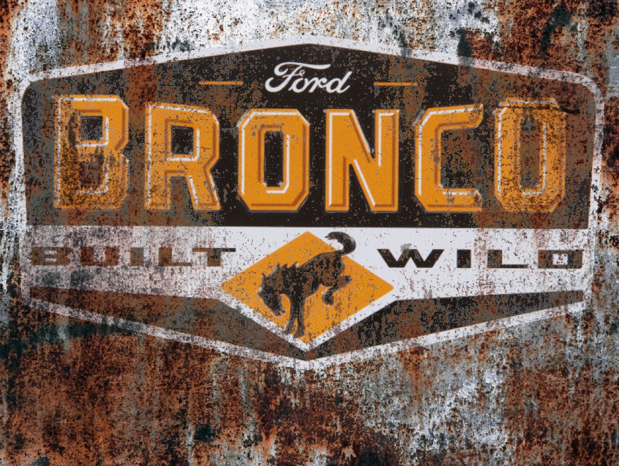 Ford Bronco B6G members-made custom Bronco logos, badges, stickers thread - submit your work here Bronco built wild