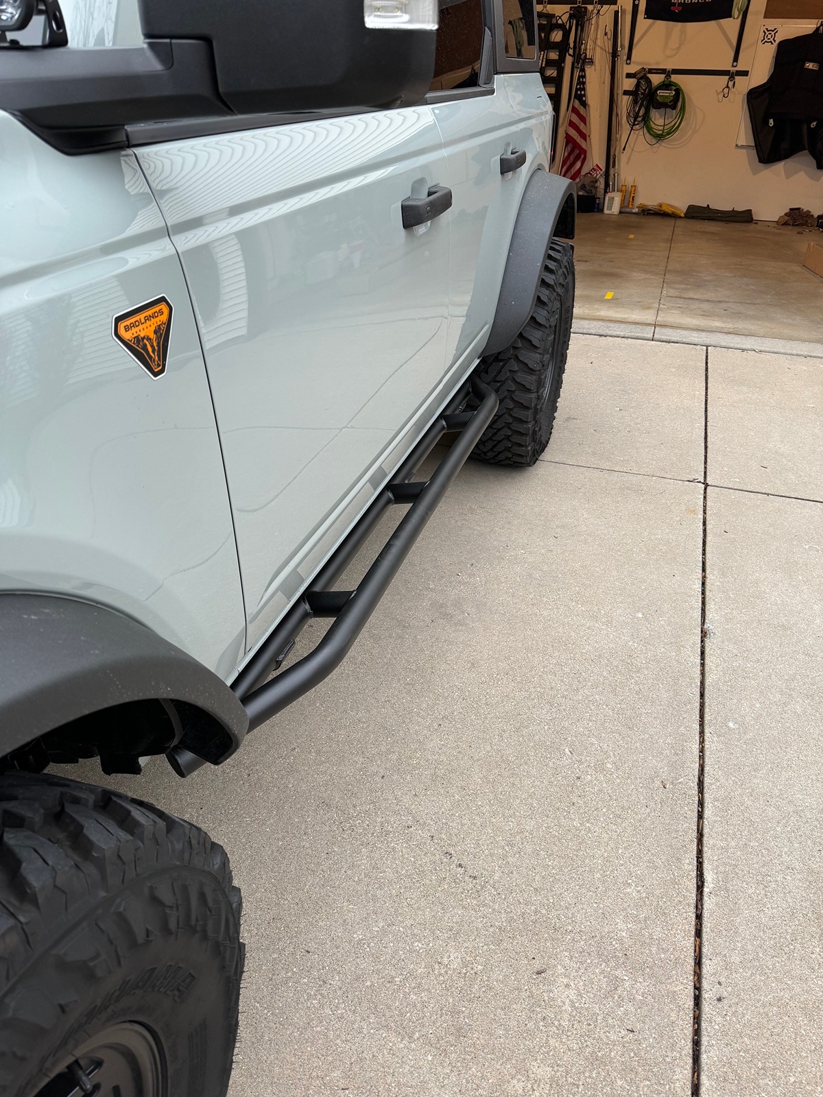 Ford Bronco Installed GOAT Fabrication 2 door Step Sliders Bronco GOAT