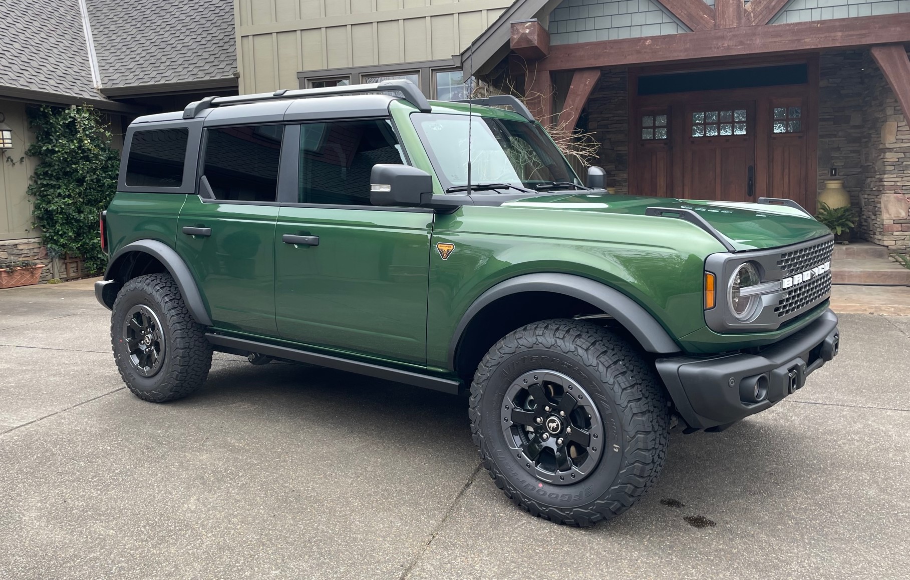 Ford Bronco Tickle My Bronco is giving away a 2021+ Bronco Mud Guards! bronco jolly green giant