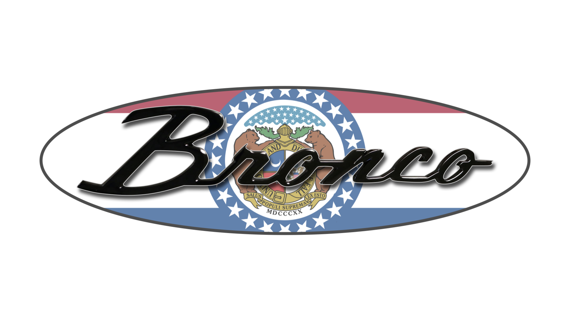 Ford Bronco High Resolution Bronco Digital Print with your State / Province / Country Flag ***FREE*** Bronco MO.001
