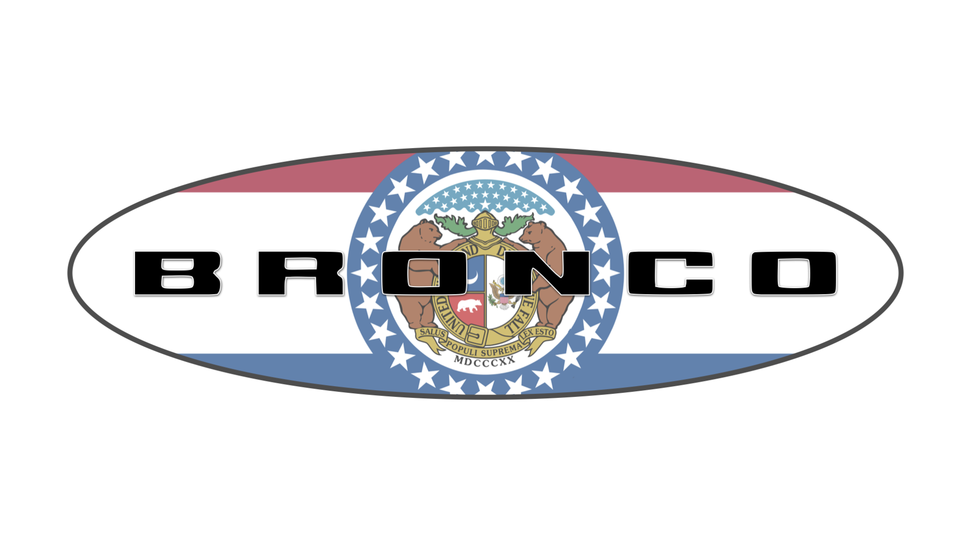 Ford Bronco High Resolution Bronco Digital Print with your State / Province / Country Flag ***FREE*** Bronco MO.002