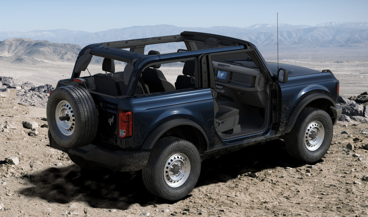 Ford Bronco Build & Price Updated: Auto No Longer Free For Mid-Level Trim + Other Changes Bronco No Doors Roof