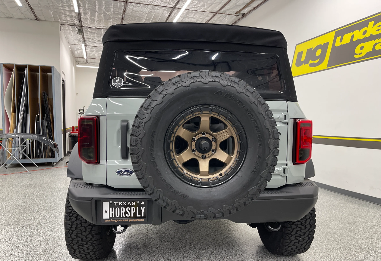 Ford Bronco Ford Bronco Smoked Tint Overlays (2021+) Bronco Tint Overlay Full vs Partial