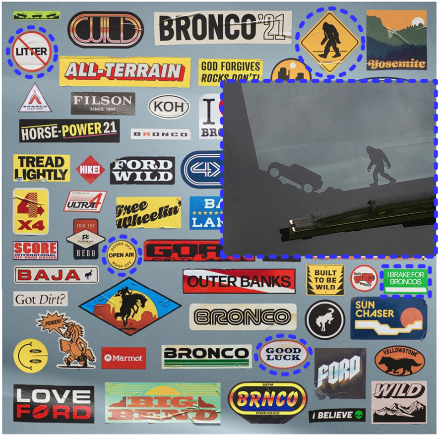 Ford Bronco Today’s Teaser: Ford Bronco Stickers Preview Paint Colors and Trims Bronco trolls Jee
