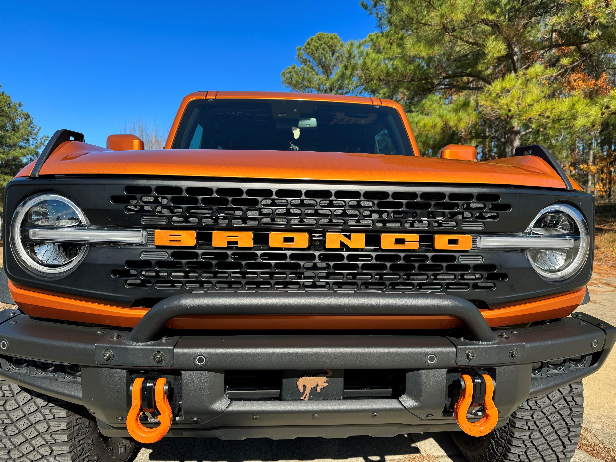 Ford Bronco Happy Fri-YAY!!! Let's see those Front End Selfies!!! BRONCO Wrap w New Letters GRILL NOV 2023