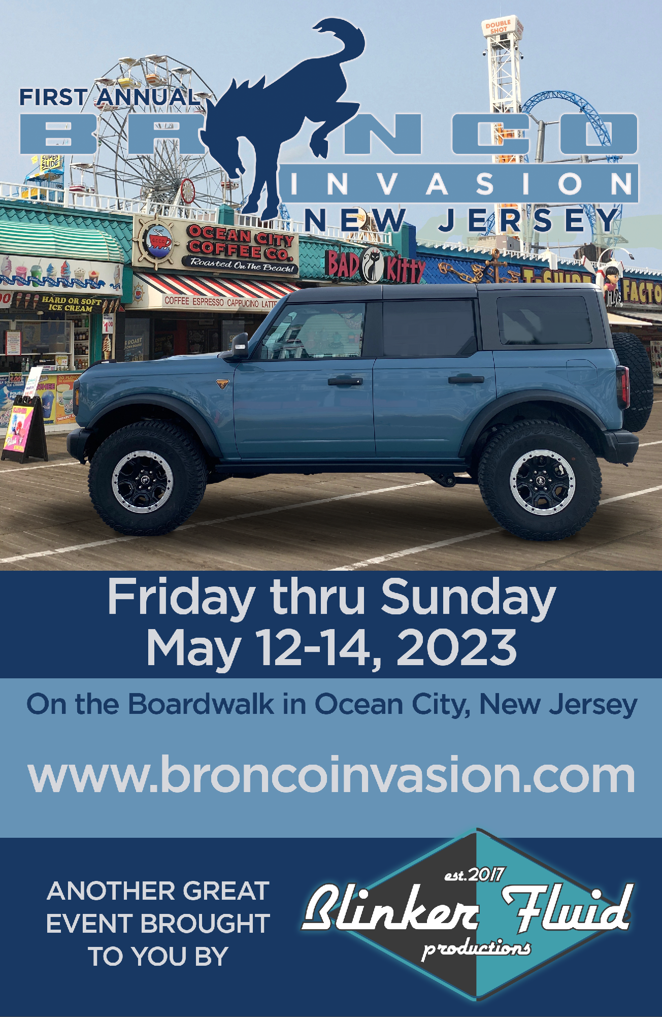 Ford Bronco Anyone going to the New Jersey Bronco Invasion? BroncoInvasion Main Flyer