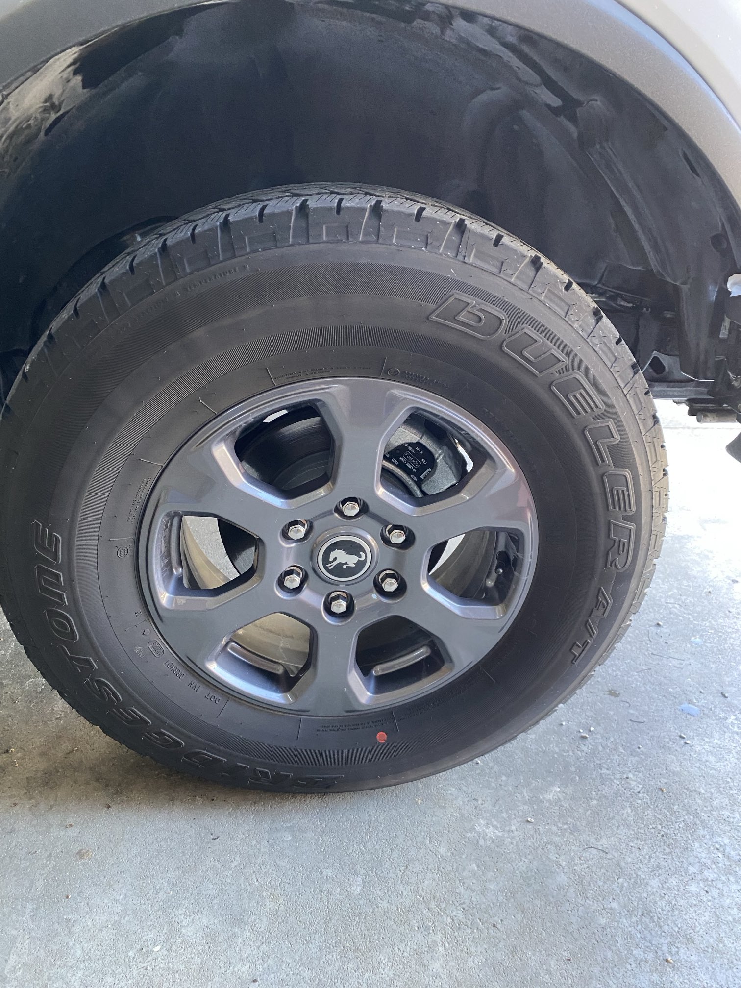 Ford Bronco Big Bend wheels and tires with tpms sensors broncowheels