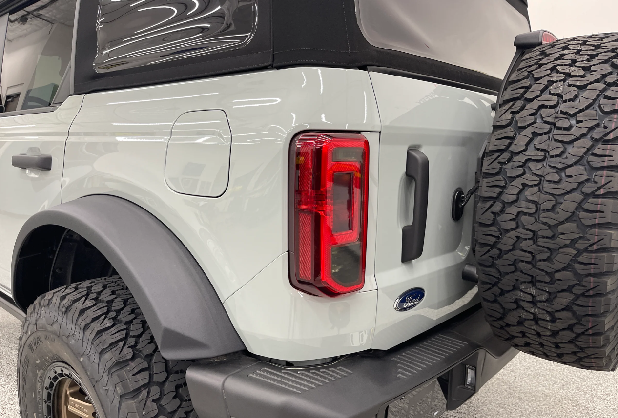Ford Bronco Ford Bronco Smoked Tint Overlays (2021+) brtonco tint overlay 1