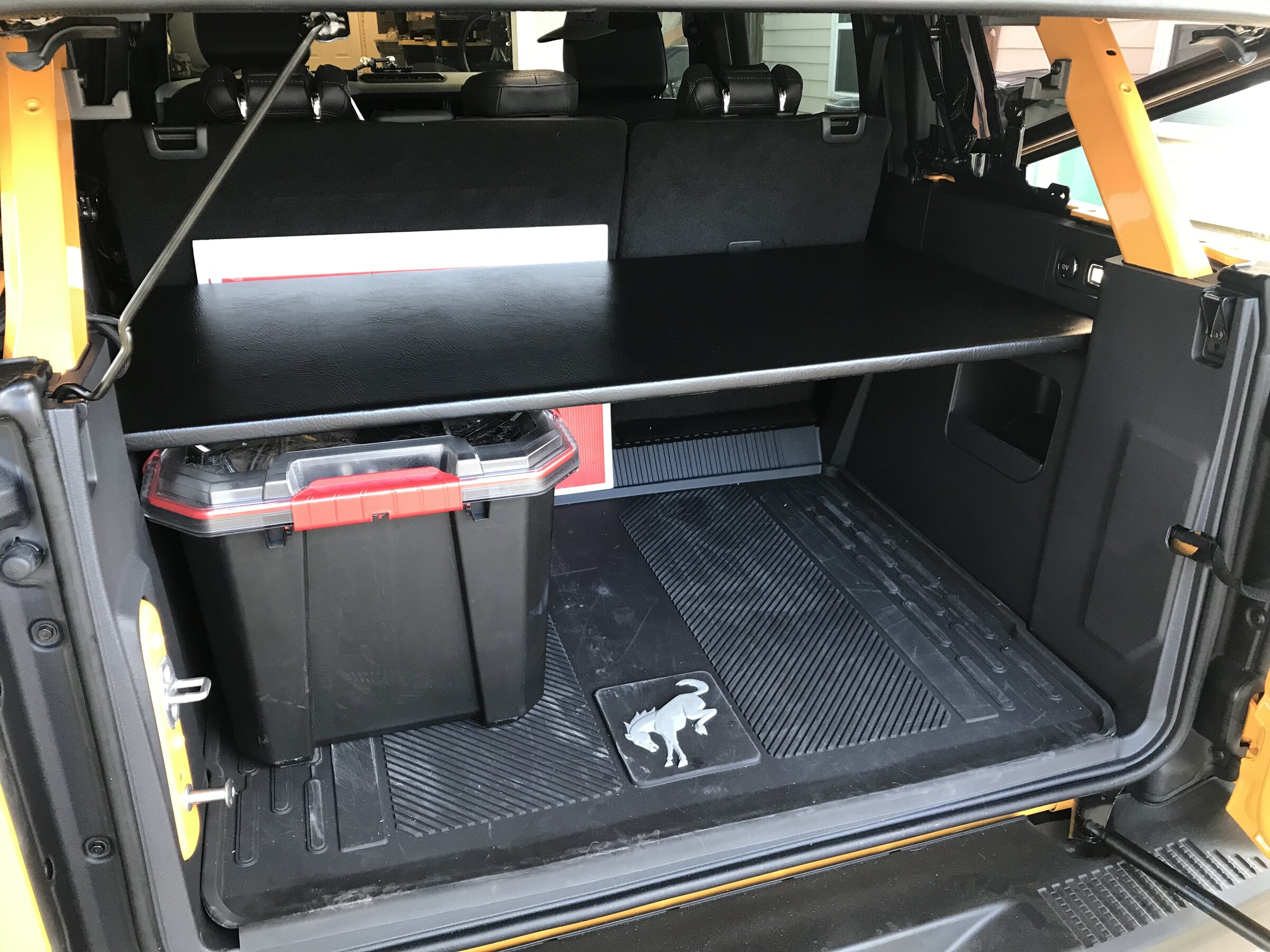 Ford Bronco [DIY] $28 trunk storage shelf for 4 door Broncos. No cutting required. CDC7BA42-4800-4DEE-BC39-02FF51FDE67D