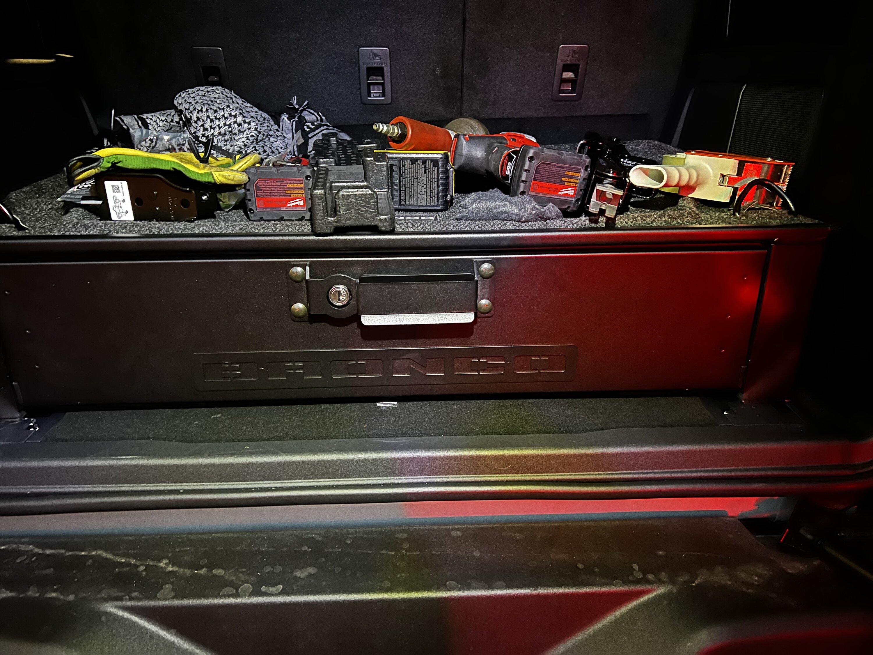 Ford Bronco Ford Cargo Drawer Install DIY - writeup & photos closed