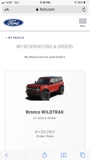 Ford Bronco Bronco Orders can now be processed!! cricket
