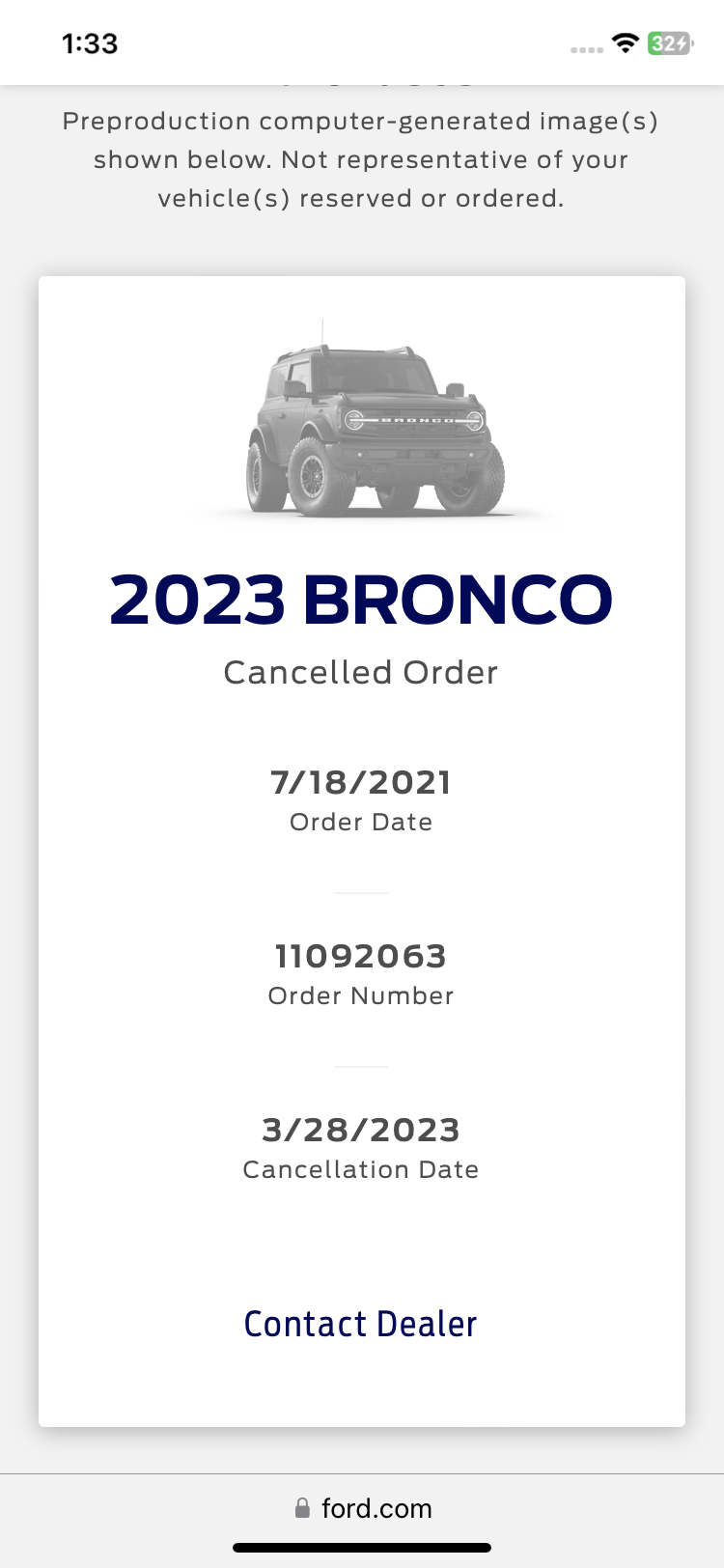 Ford Bronco Attn: Unscheduled Order Holders.  DID YOU get cancelled? My order Shows Canceled Online!?? DE44000C-A491-4A94-A2FB-4DF4805A1C59
