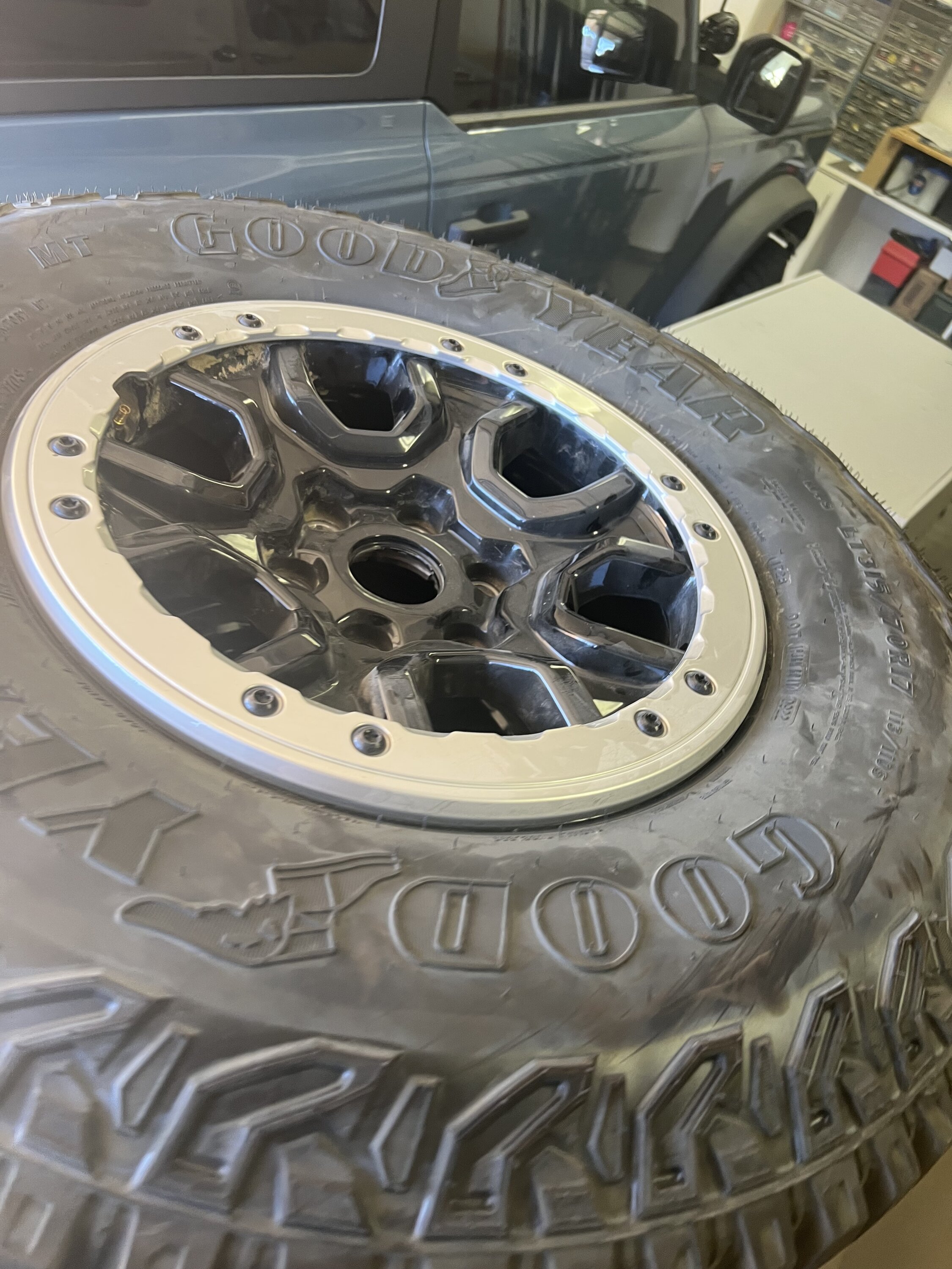 Ford Bronco Sasquatch wheels and tires for sale 315x7Rx17 take offs. $1,600 obo DEE541C9-F8E1-4B9D-AD77-FE149C3827FA