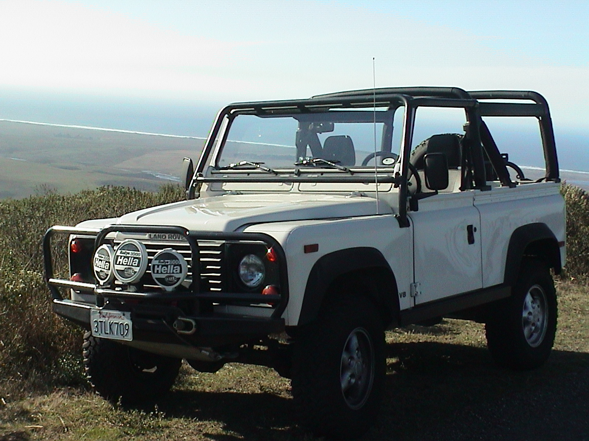Ford Bronco Fab Four Matrix Full Coverage vs ARB Summit Front Bumpers Help Needed... Defender beach.JPG