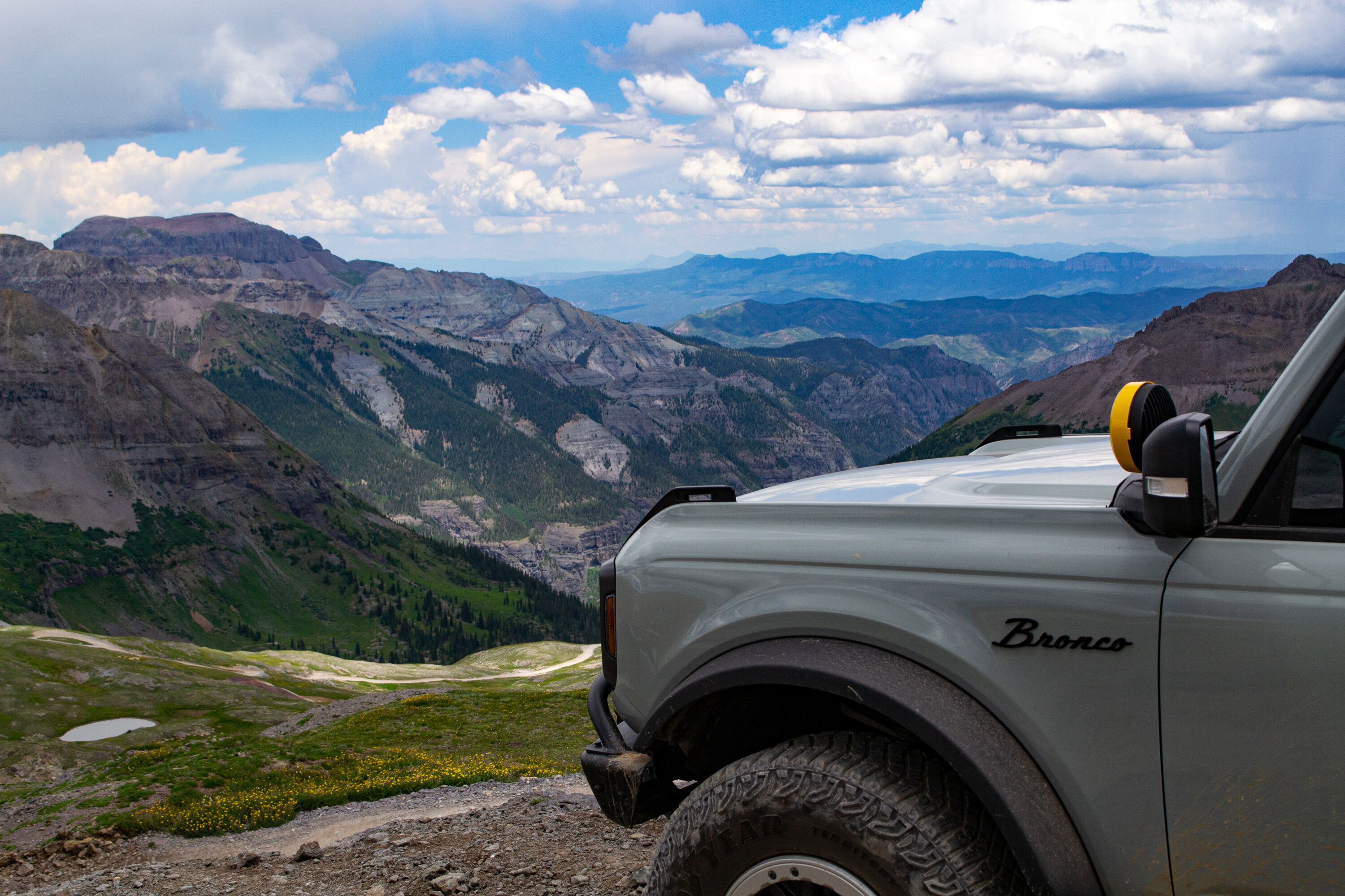 Ford Bronco Badlands 4door takes on Black Bear Pass, Imogene Pass, and Poughkeepsie Gulch in Colorado. DSC_0179
