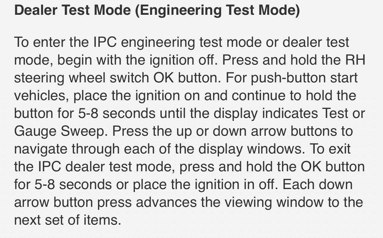 Ford Bronco Dealer Test Mode / Engineering Test Mode -- how to enter in the Bronco ea9cc0e6-0151-4cc9-b150-8d0c78620189-jpe