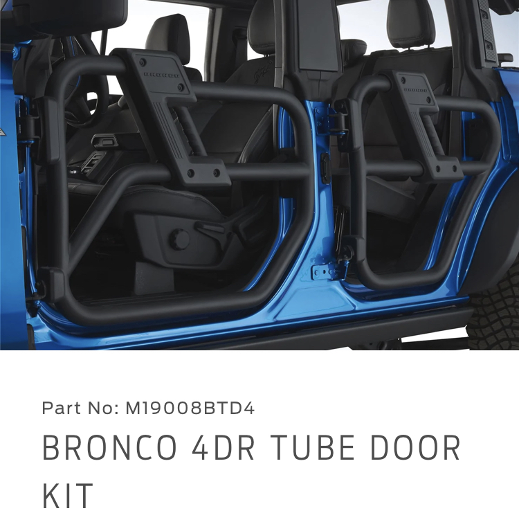 Ford Bronco OEM Tube Doors 4-Door EEDEC40C-9D6B-4DFC-83F2-E2568A6F418B
