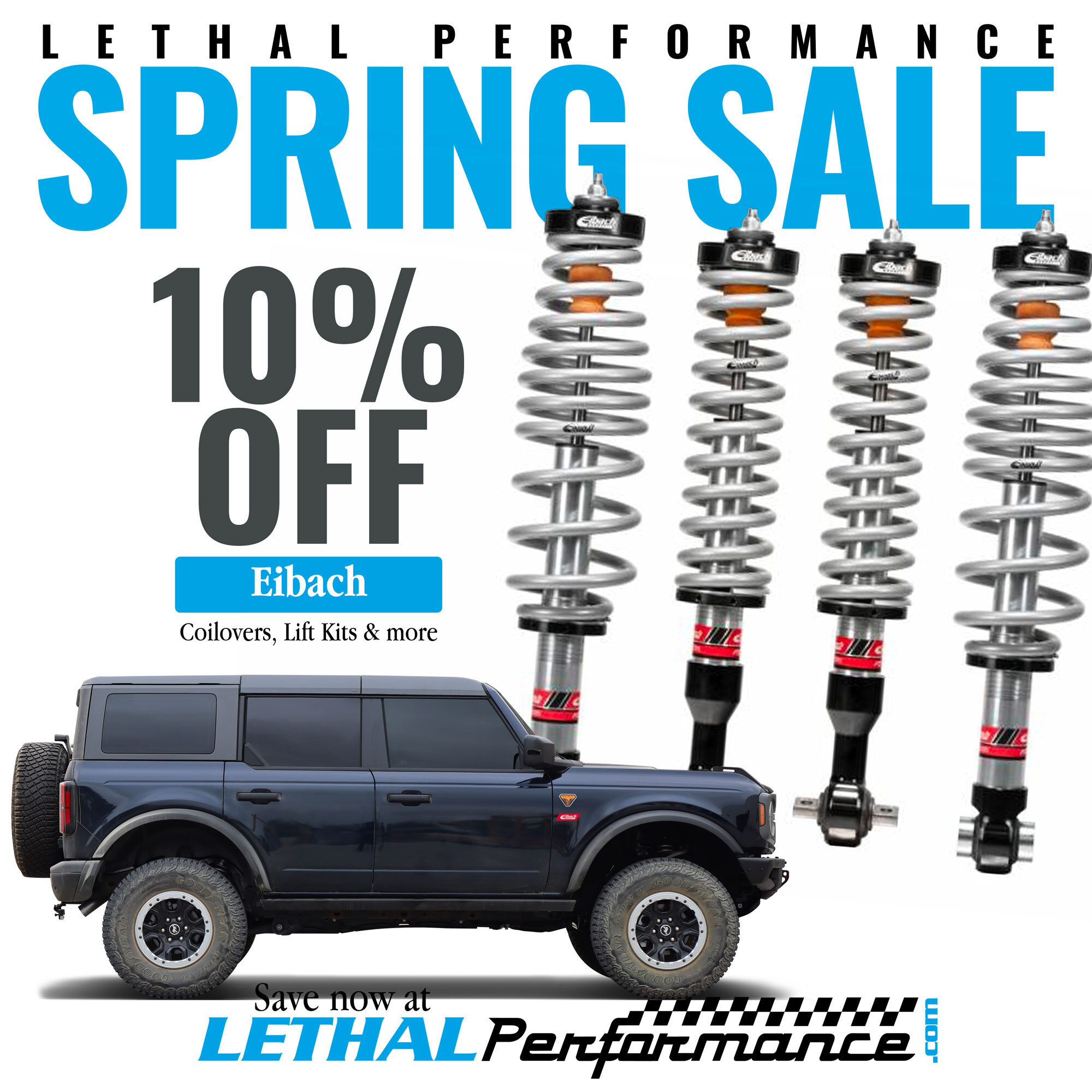 Ford Bronco Eibach for your Bronco 10% OFF!! Lethal Performance Spring Sales!! eibach_bronco