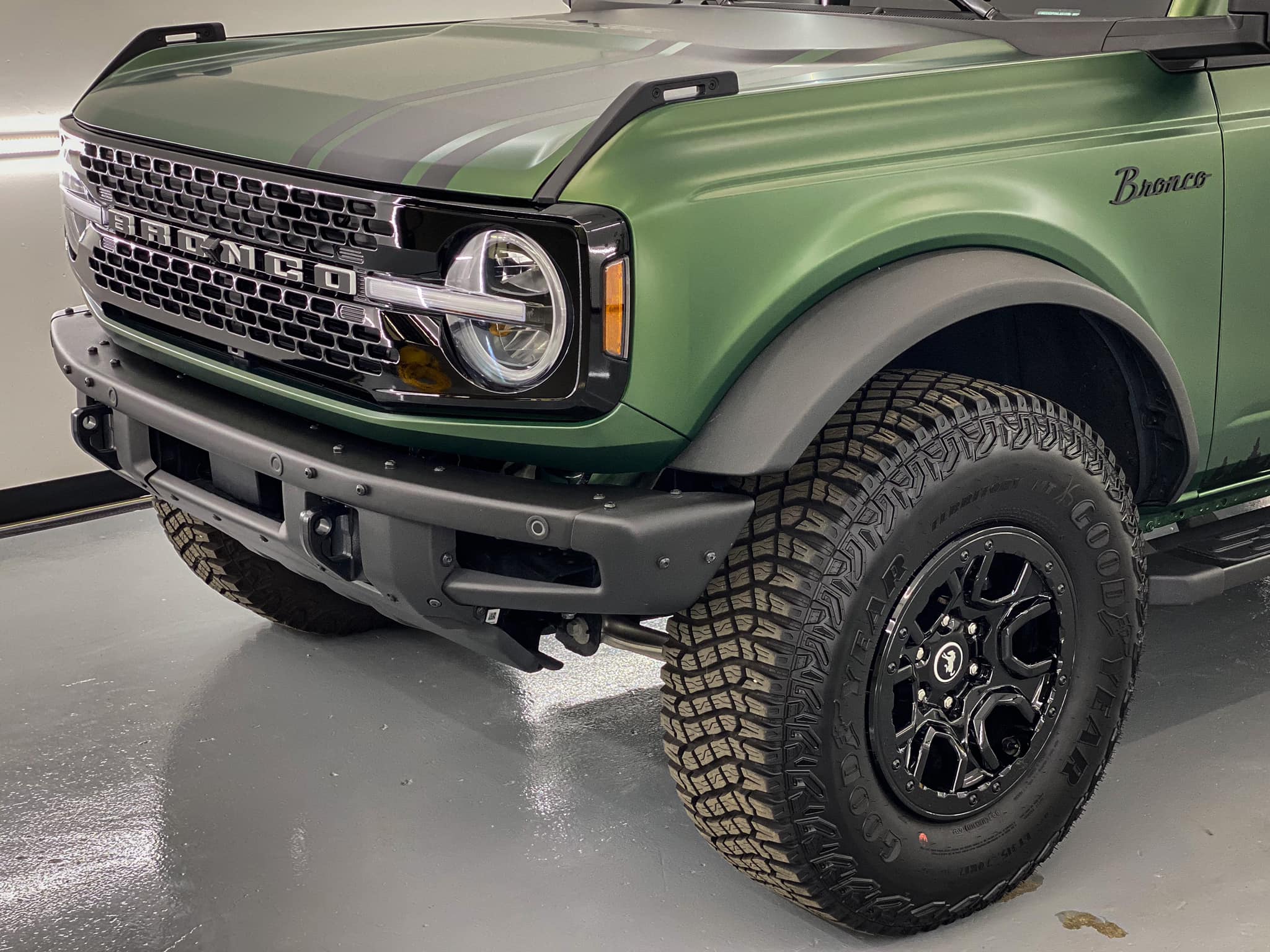 Eruption Green Bronco XPEL Stealth PPF Wrapped + Graphics + Racing Stripes 7.jpg