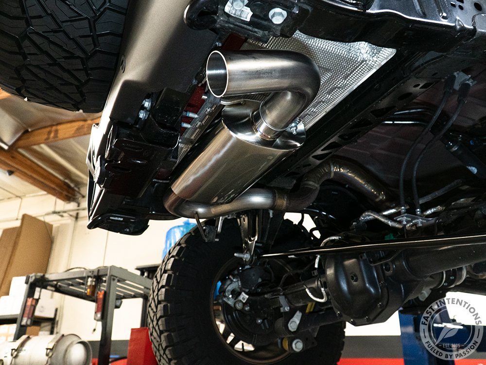 Ford Bronco Fast Intentions 2.3L Axle-Back Exhaust AVAILABLE NOW! FI Bronco Axle-Back Straight-cut Install_2