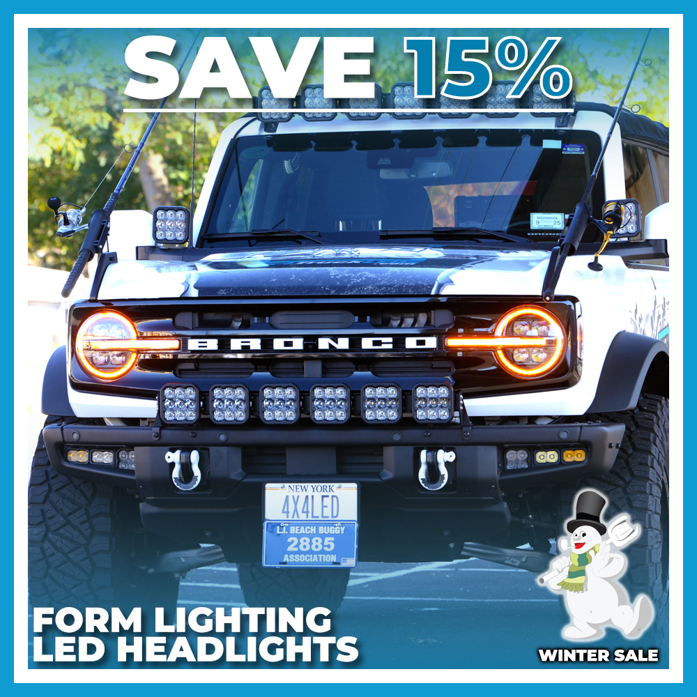 Ford Bronco New Bronco Headlights from Form Lighting Form Lighting Headlights copy
