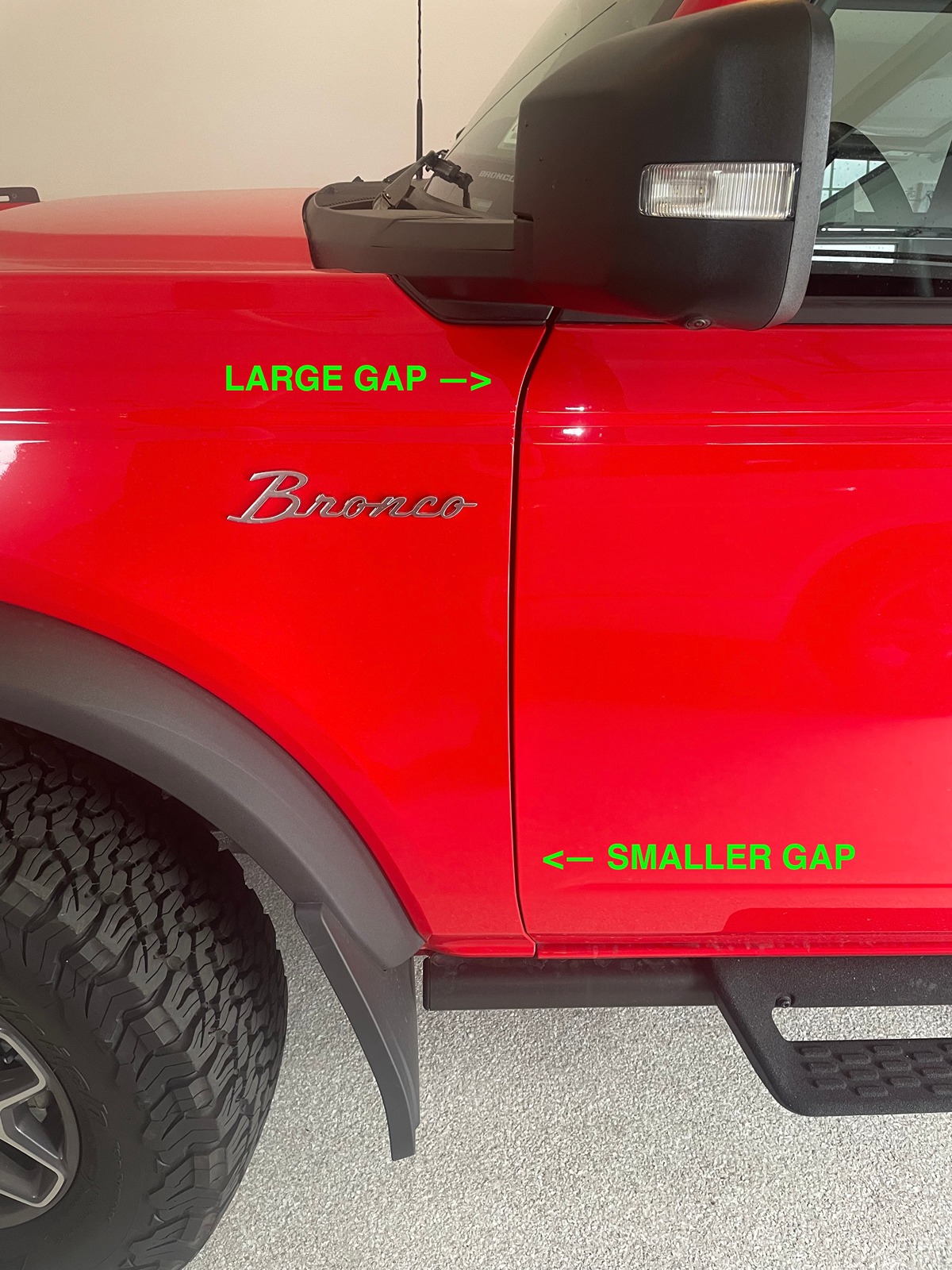 Ford Bronco Proper Door Panel Alignment Issues? ga