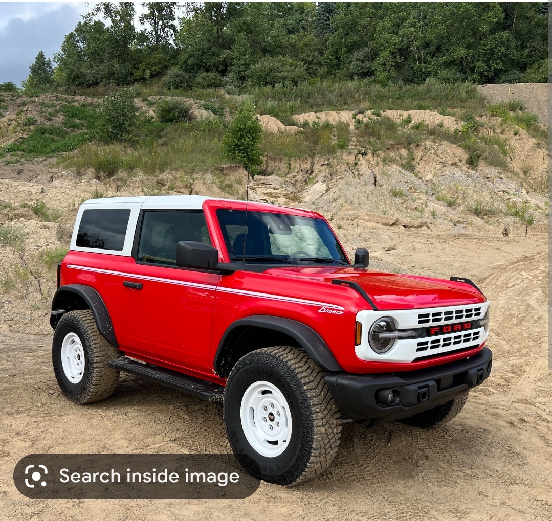Ford Bronco Color choice? Heritage on the beach