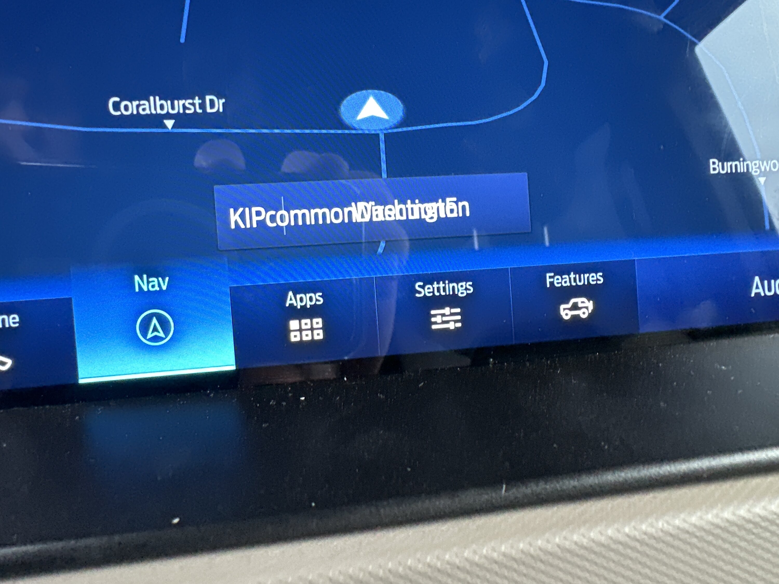 Ford Bronco Sync 4 navigation maps issue image