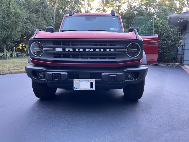Ford Bronco PRICE DROP - Finally a Front License Plate bracket solution - order yours today image0
