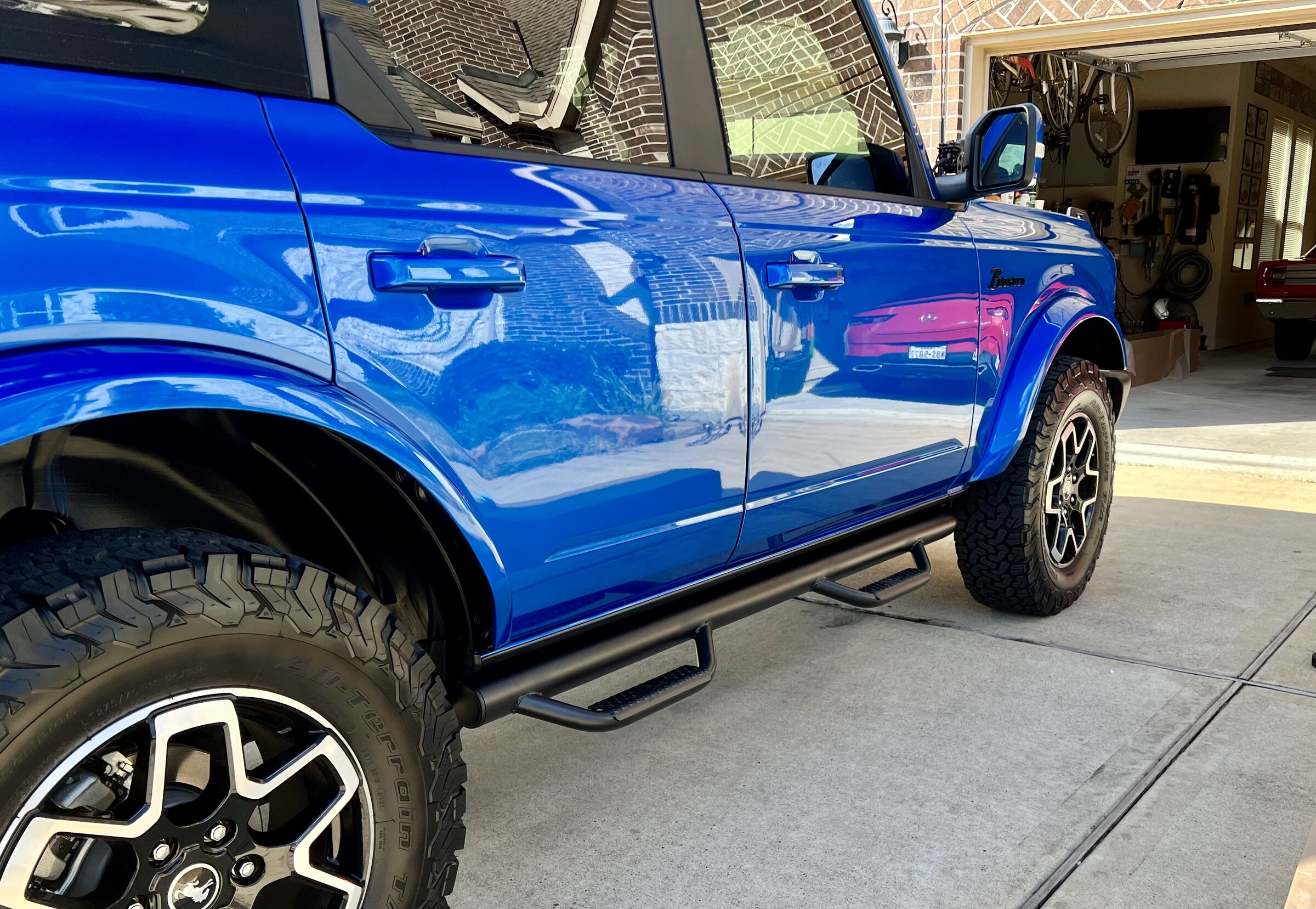 Bronco N-FAB Side Steps and Trail Armor installed IMG-7052