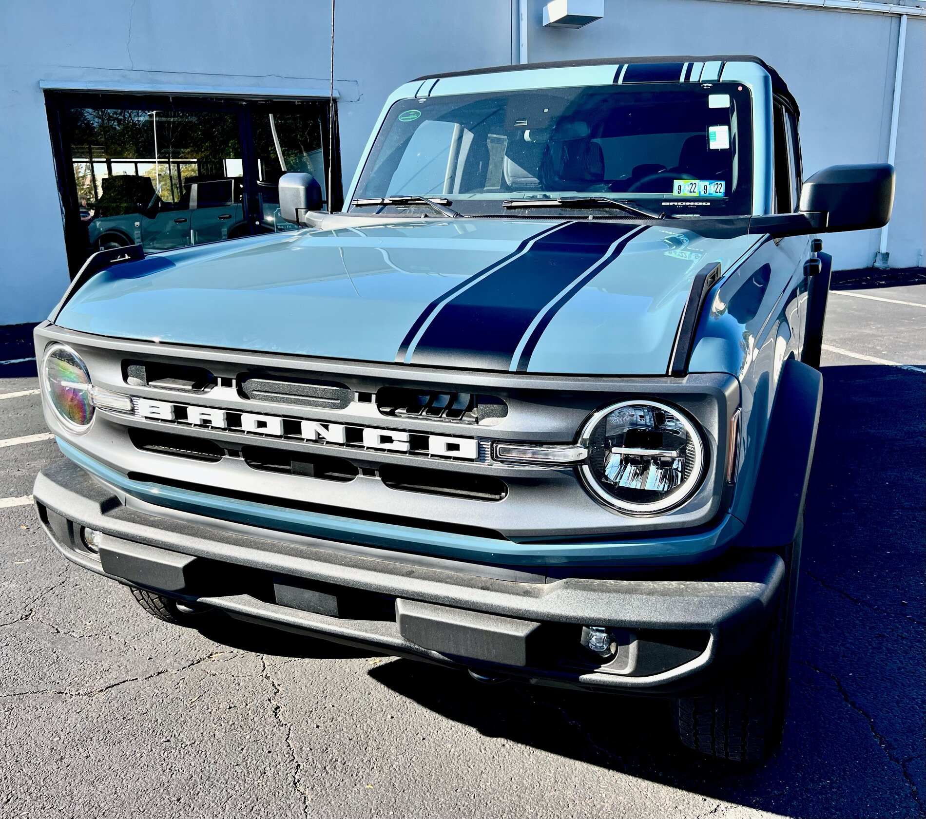 Ford Bronco Customer Pics of our Retro Side Stripes installed!! IMG_0236