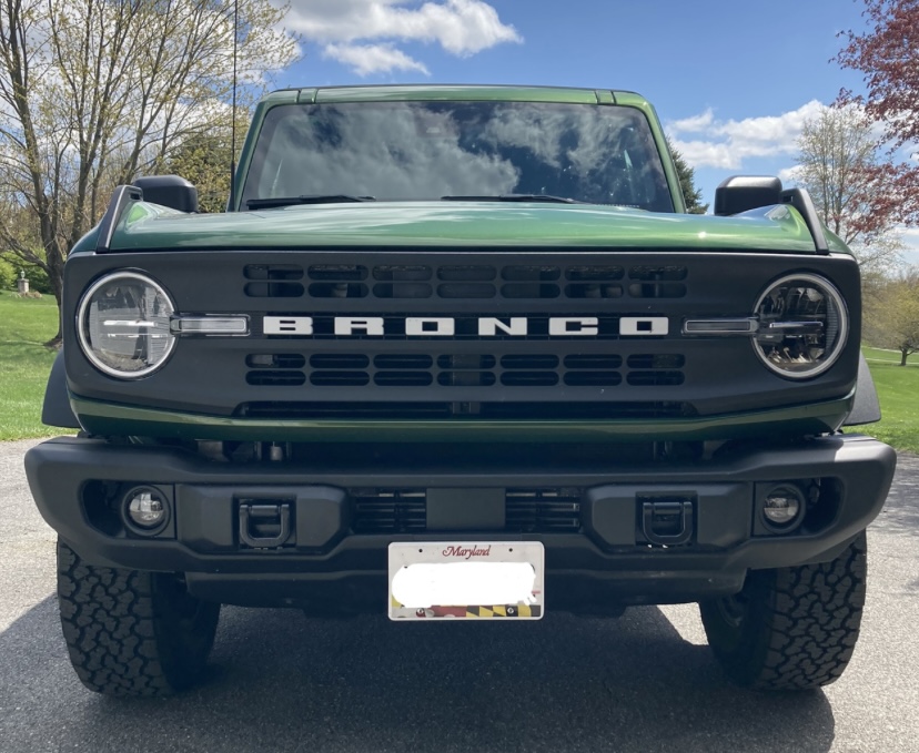 Ford Bronco PRICE DROP - Finally a Front License Plate bracket solution - order yours today IMG_0358