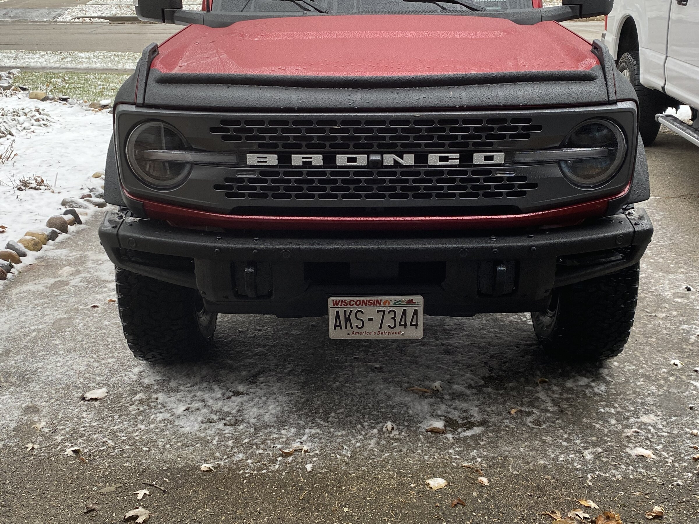 Ford Bronco PRICE DROP - Finally a Front License Plate bracket solution - order yours today IMG_0446[1].JPG