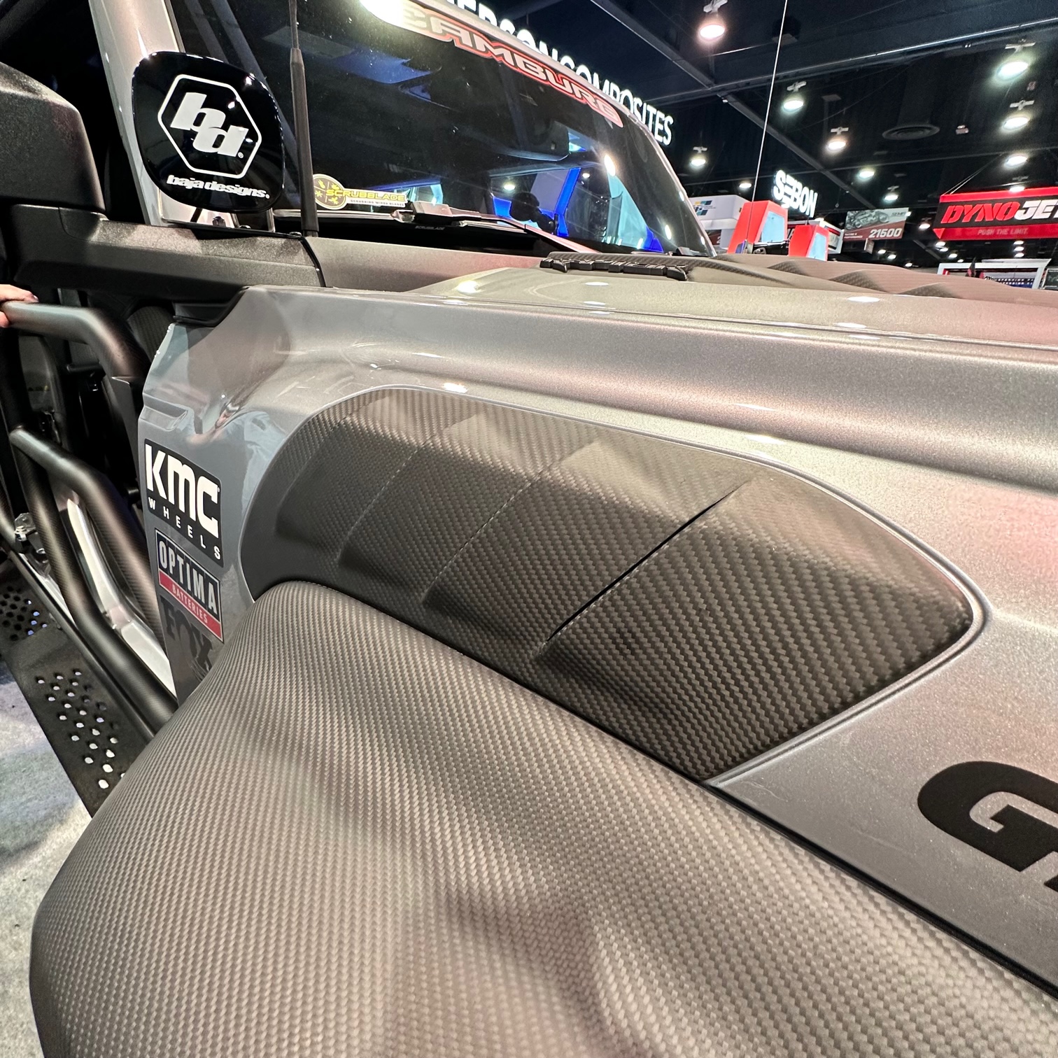 Ford Bronco 📸 Anderson Composites | Ford Performance Dry Carbon Fiber Parts on Bronco Raptor Build [SEMA 2022] IMG_0489