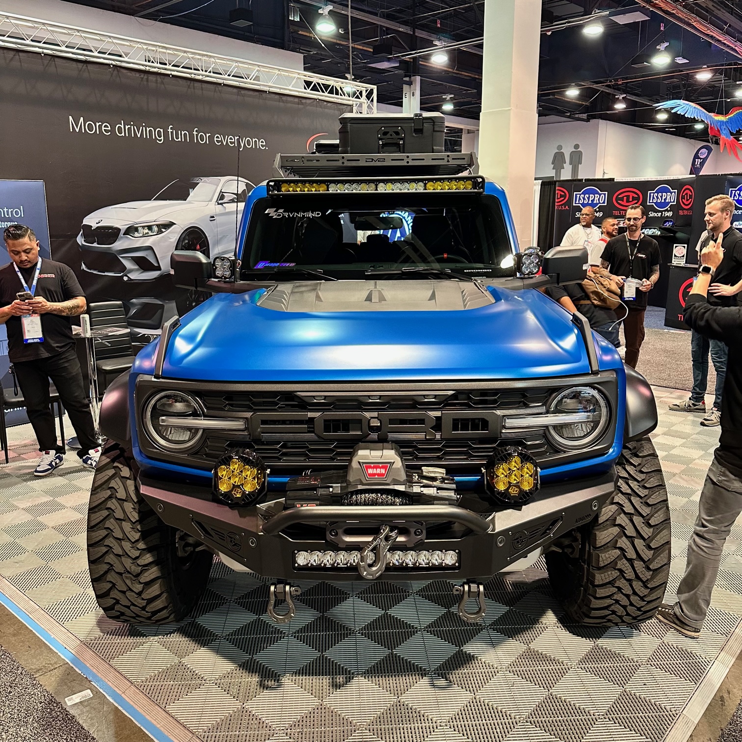 Ford Bronco 📸 DRVNmind | DTE Systems - Satin PPF Wrapped Velocity Blue Bronco Raptor Build [SEMA 2022] IMG_0596