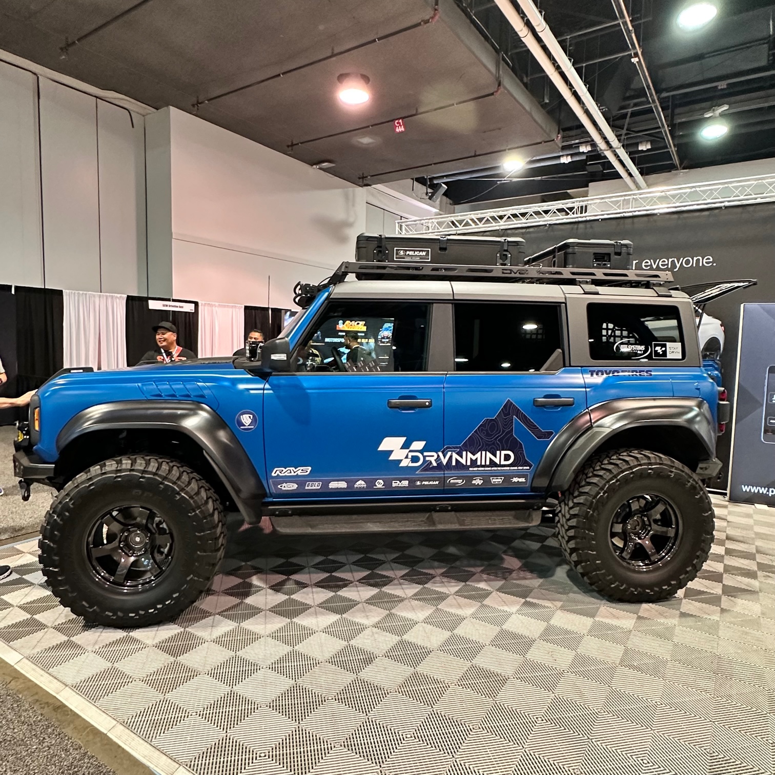 Ford Bronco 📸 DRVNmind | DTE Systems - Satin PPF Wrapped Velocity Blue Bronco Raptor Build [SEMA 2022] IMG_0603