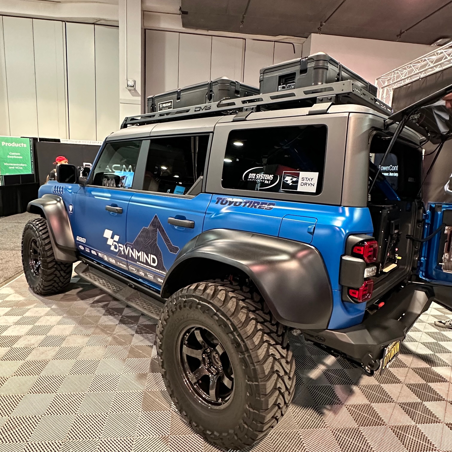 Ford Bronco 📸 DRVNmind | DTE Systems - Satin PPF Wrapped Velocity Blue Bronco Raptor Build [SEMA 2022] IMG_0604