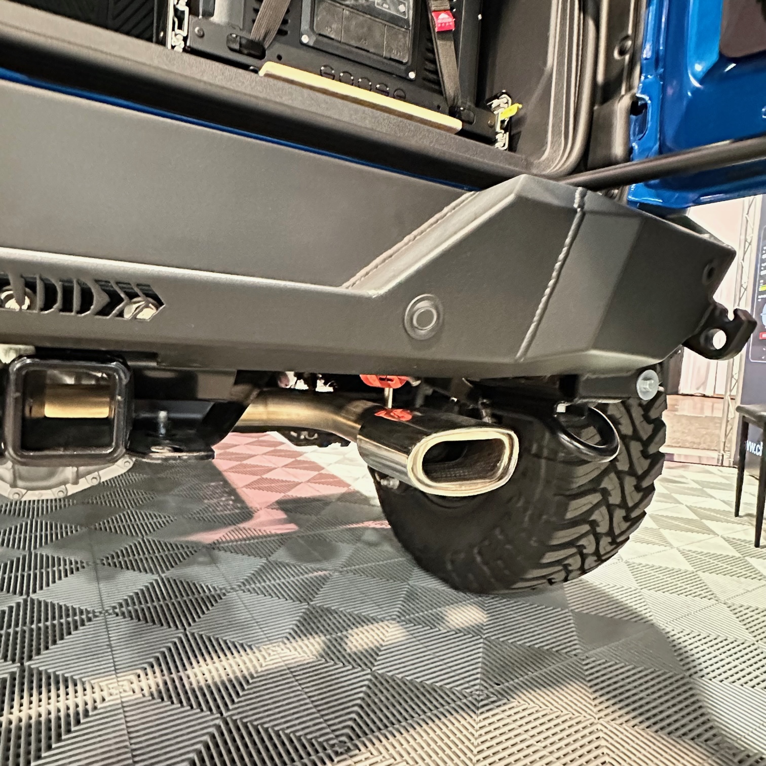 Ford Bronco 📸 DRVNmind | DTE Systems - Satin PPF Wrapped Velocity Blue Bronco Raptor Build [SEMA 2022] IMG_0610