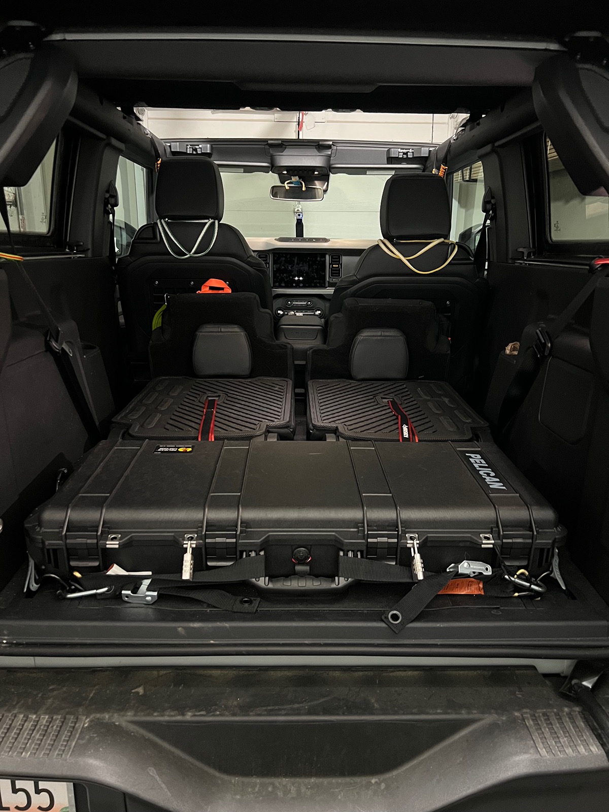 Ford Bronco 2 Door Rear Storage Solution - Hard Case (Pelican Vault V700) 20240419_133525